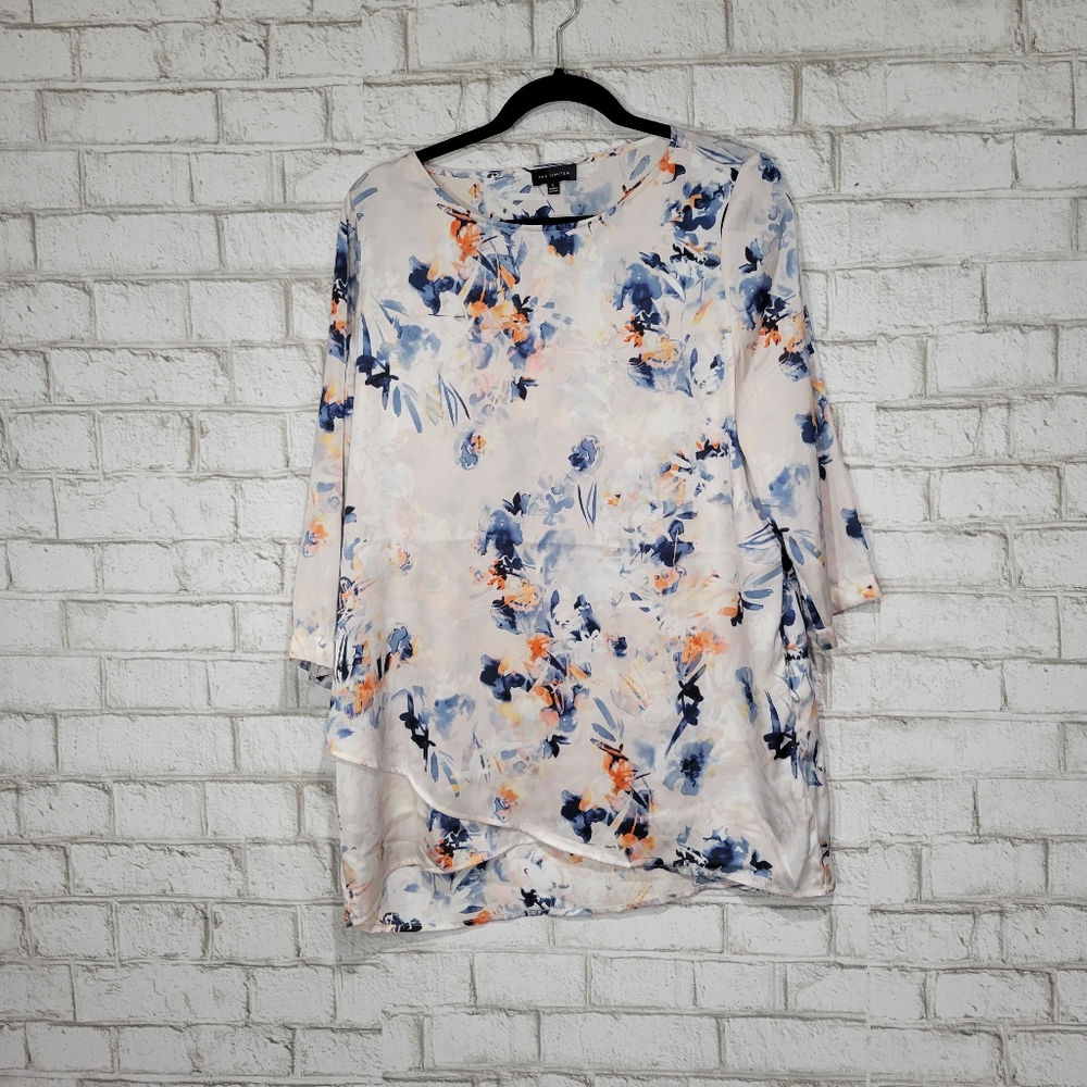 The Limited Floral long Blouse, size L